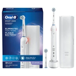 Oral B Oral-B Smart 4000 Rechargeable Electric Toothbrush, White