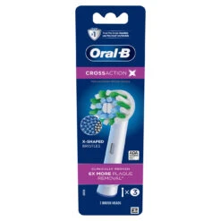 Oral B Oral-B CrossAction X-Filament Replacement Brush Heads, 3 Count