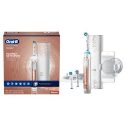Oral B Genius 8000 Rechargeable Electric Toothbrush, Rose Gold