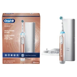 Oral B Genius 6000 Rechargeable Electric Toothbrush, Rose Gold