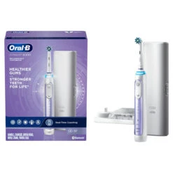 Oral B Genius 6000 Rechargeable Electric Toothbrush, Orchid Purple