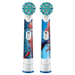 Oral B Kids Extra Soft Replacement Brush Heads Featuring Marvel's Spiderman, 2 Ct
