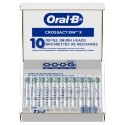 Oral B Oral-B CrossAction Replacement Brush Heads, 10 Count -Oral B Sales Store 00069055137840 C1C1 56346.1700514529