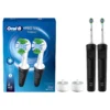 Oral B Oral-B Pro 500 Rechargeable Electric Toothbrush Twin Pack, Black