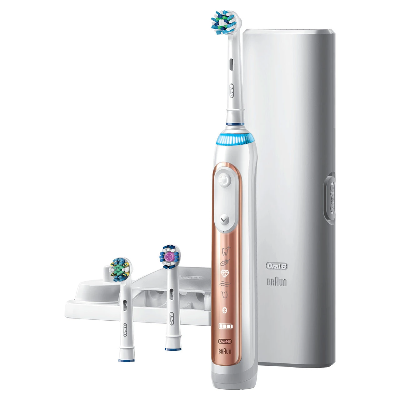 Oral B Genius 7500 Rechargeable Electric Toothbrush, Rose Gold 2 Oral B Genius 7500 Rechargeable Electric Toothbrush, Rose Gold - Image 2