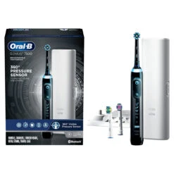Oral B Genius 7500 Rechargeable Electric Toothbrush, Black