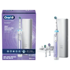 Oral B Genius 7500 Rechargeable Electric Toothbrush, Orchid Purple