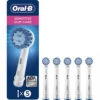 Oral B Oral-B Sensitive Replacement Electric Toothbrush Heads, 5 Count (Pack Of 1) Packaging May Vary