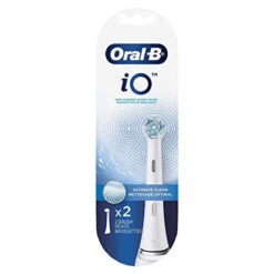 Oral B Oral-B IO Ultimate Clean Replacement Brush Heads, White, 2 Count