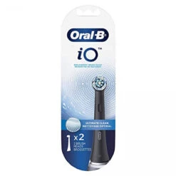 Oral B Oral-B IO Ultimate Clean Replacement Brush Heads, Black, 2 Count