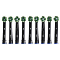 Oral B CrossAction Replacement Brush Heads, Black, 9-Count