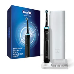 Oral B Smart 5000 Rechargeable Electric Toothbrush, Black