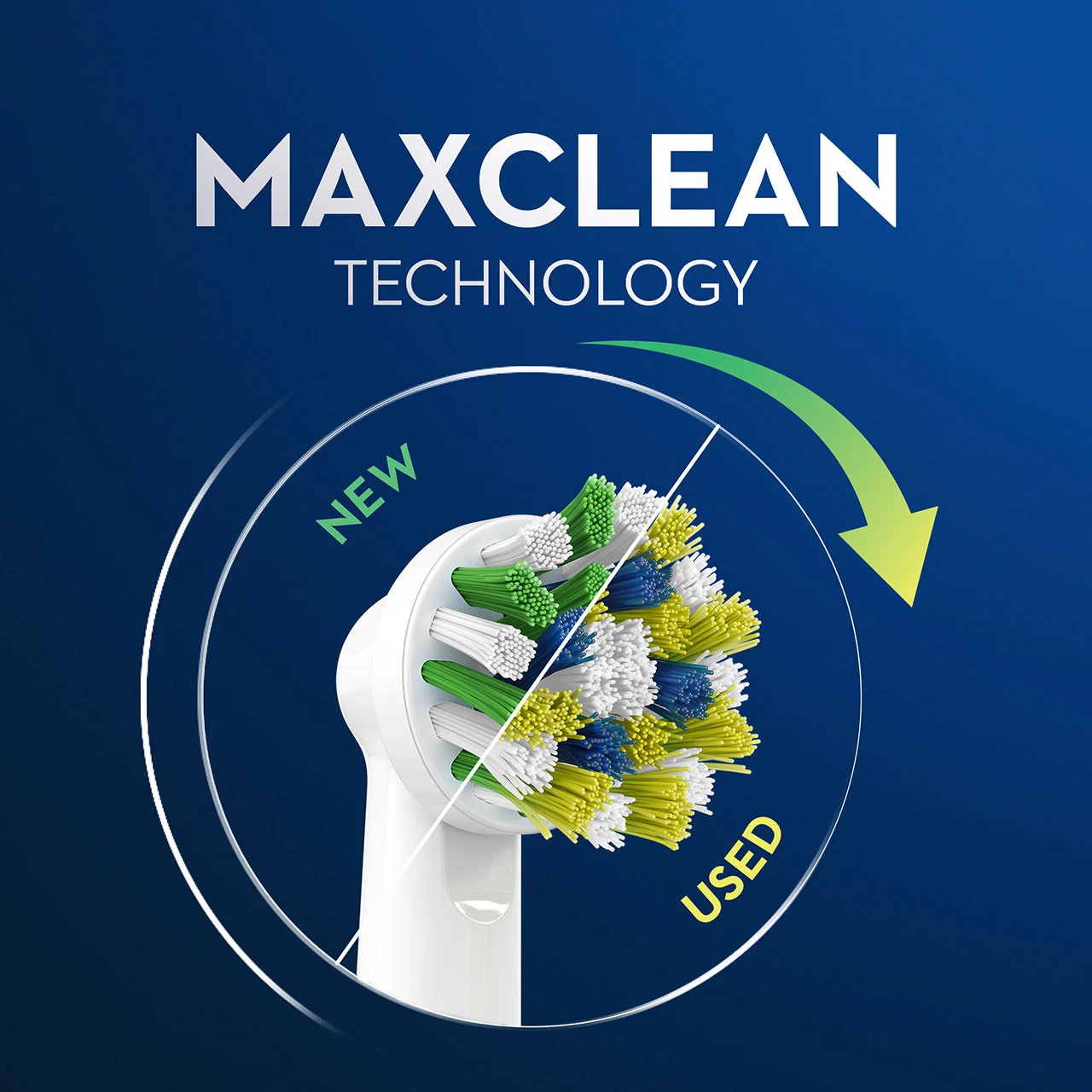 Oral B Oral-B CrossAction X-Filament Replacement Brush Heads, 3 Count 4 Oral B Oral-B CrossAction X-Filament Replacement Brush Heads, 3 Count - Image 4