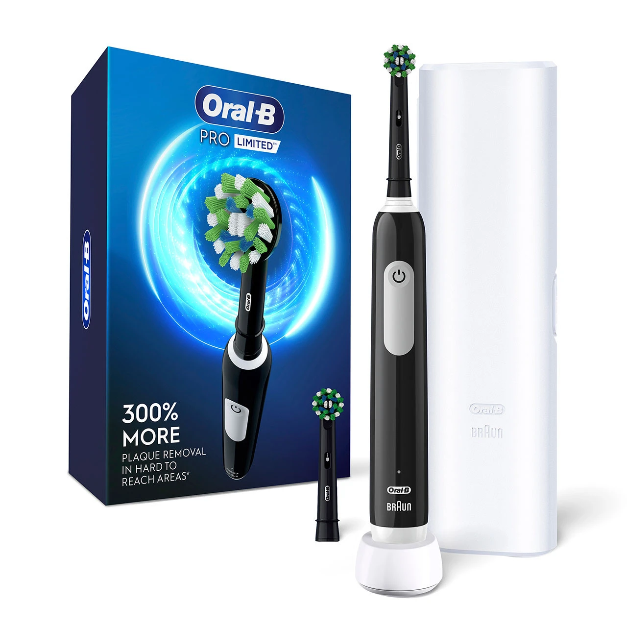 Oral B Oral-B Pro Limited Rechargeable Electric Toothbrush, Black 1 Oral B Oral-B Pro Limited Rechargeable Electric Toothbrush, Black