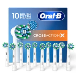 Oral B Oral-B CrossAction Replacement Brush Heads, 10 Count