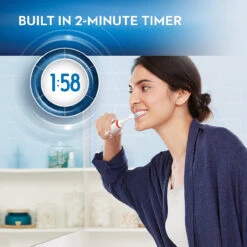 Oral B Smart 1500 Electric Rechargeable Toothbrush, White -Oral B Sales Store 81OhPuhsQzL. SL1500 00139 43160.1669781471