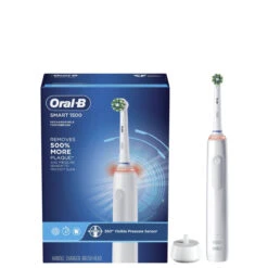 Oral B Smart 1500 Electric Rechargeable Toothbrush, White