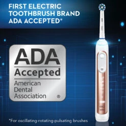 Oral B Genius 8000 Rechargeable Electric Toothbrush, Rose Gold -Oral B Sales Store Oral B 8000 RoseGold 15 ADA 43856.1678939212