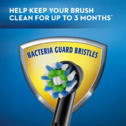 Oral B CrossAction Replacement Brush Heads, Black, 9-Count -Oral B Sales Store Oral B BacGuard CA 03 Shield 41452.1650482240.1280.1280 49390.1650483749