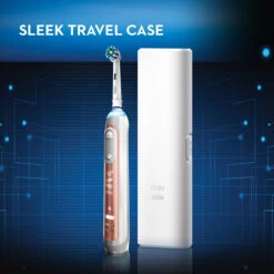 Oral B Genius 6000 Rechargeable Electric Toothbrush, Rose Gold -Oral B Sales Store Oral B Power 09 Travel Case 53572.1693928496.1280.1280 29231.1702411944
