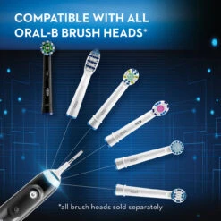 Oral B Genius 6000 Rechargeable Electric Toothbrush, Black -Oral B Sales Store Oral B Power Black Refills 26764.1695097495