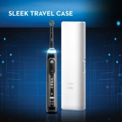 Oral B Genius 6000 Rechargeable Electric Toothbrush, Black -Oral B Sales Store Oral B Power Black Travel Case 57991.1695097495