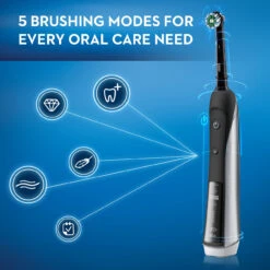 Oral B Smart 5000 Rechargeable Electric Toothbrush, Black -Oral B Sales Store Oral B Pro 5000 SI3 Brushing Modes 98542.1689000454