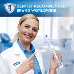 Oral B Genius 7500 Rechargeable Electric Toothbrush, Orchid Purple -Oral B Sales Store Oral B V3R OrchidPurple 7500 SI8 10069.1701102208