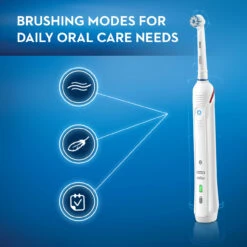 Oral B Oral-B Smart 4000 Rechargeable Electric Toothbrush, White -Oral B Sales Store OralB Sensitive Gum Care SI5 48622.1697745313