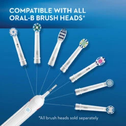 Oral B Oral-B Smart 4000 Rechargeable Electric Toothbrush, White -Oral B Sales Store OralB Sensitive Gum Care SI9 65378.1697745314