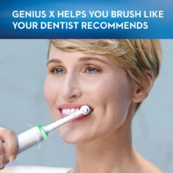 Oral B Genius X Limited Electric Toothbrush, White -Oral B Sales Store oralB G2 PDP Secondary Images Sakura Pink 03b 37640.1682654361