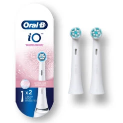 Oral B Oral-B IO Gentle Care Replacement Brush Heads, 2-Count, White
