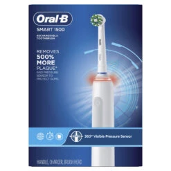 Oral B Smart 1500 Electric Rechargeable Toothbrush, White -Oral B Sales Store oralb smart 1500 electric toothbrush 00069055126301 C1N1 76165.1669781181