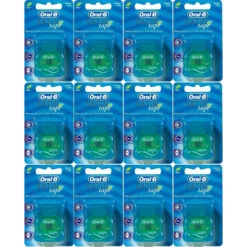 Oral B Oral-B Statin Tape Dental Floss 25m (12 Units) By Oral-B Satin Tape Mint