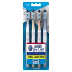 Oral B Oral-B Pro-Health Toothbrush, All-in-One, 4 Count, Color May Vary