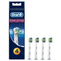 Oral B Floss Action Replacement Heads, 4 Ct