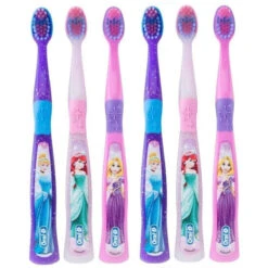 Oral B Oral-B NEW Princess Toothbrush For Little Girls, Children 3+, Extra Soft, Characters Vary - Pack Of 6