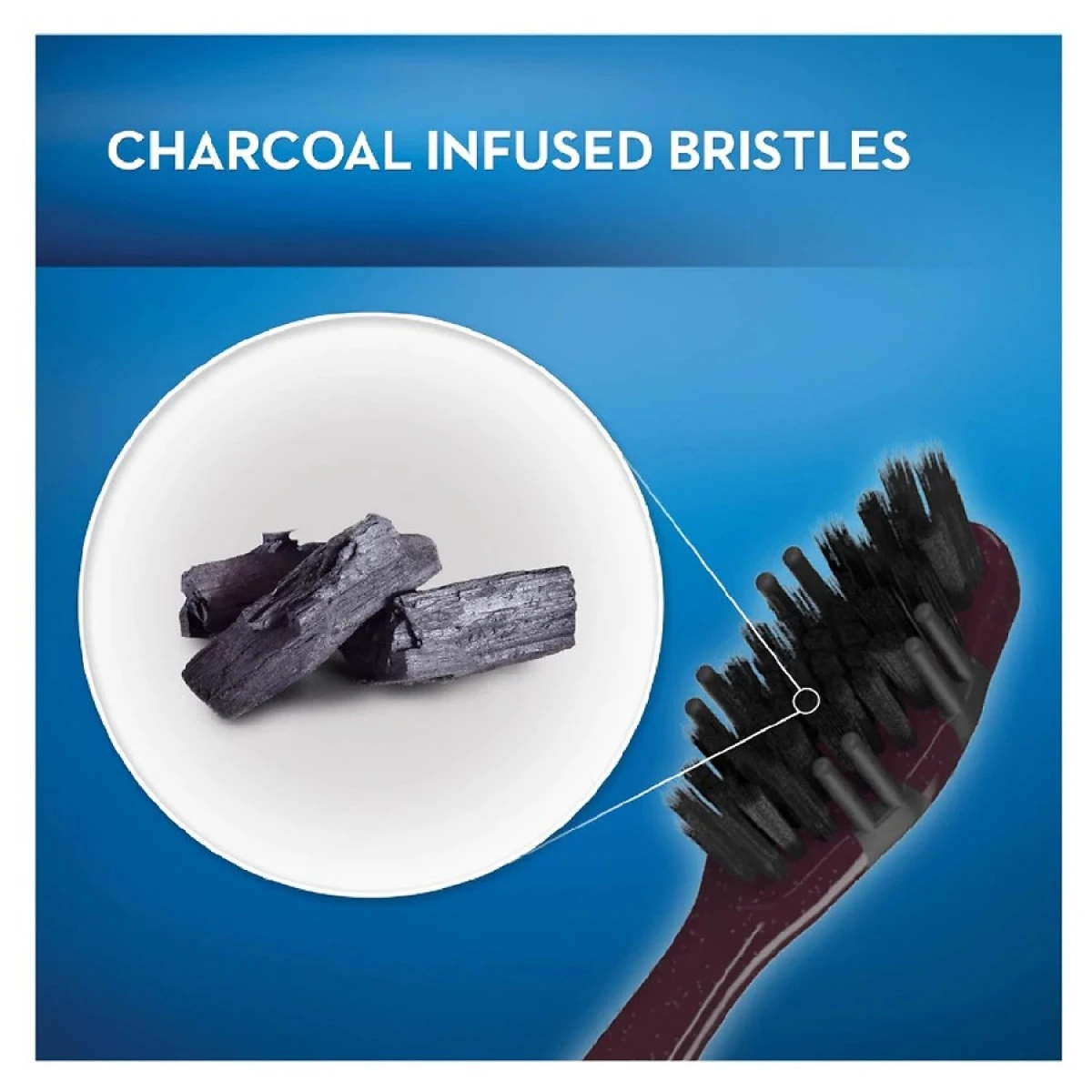 Oral B Oral-B Charcoal Whitening Therapy Toothbrush Medium 2 Oral B Oral-B Charcoal Whitening Therapy Toothbrush Medium - Image 2